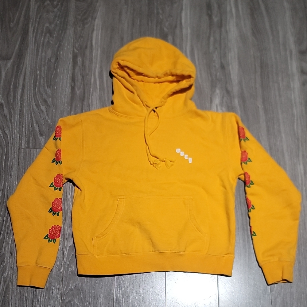 🔥3 for $20🔥Obey Worldwide Bright Yellow Hoodie
